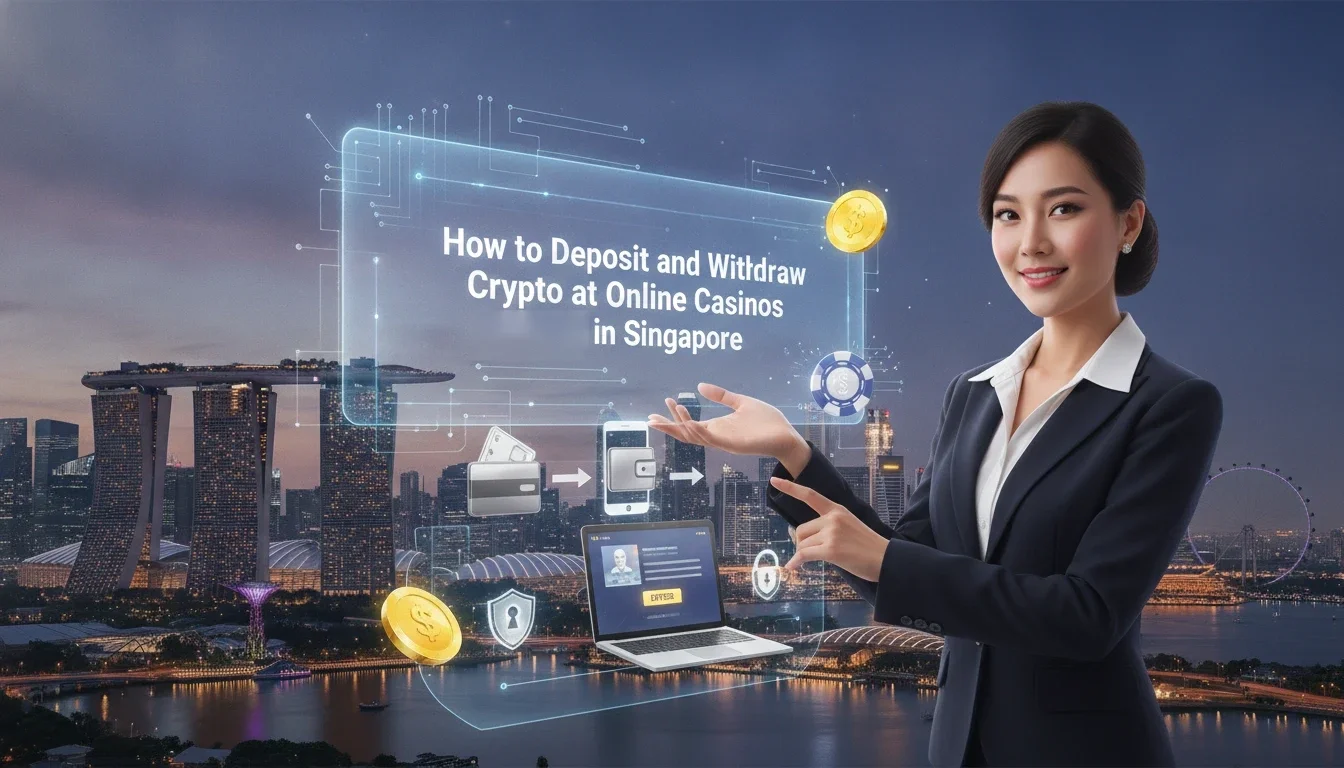 How to deposit cryptocurrency at Singapore online casino — step by step Bitcoin USDT deposit guide