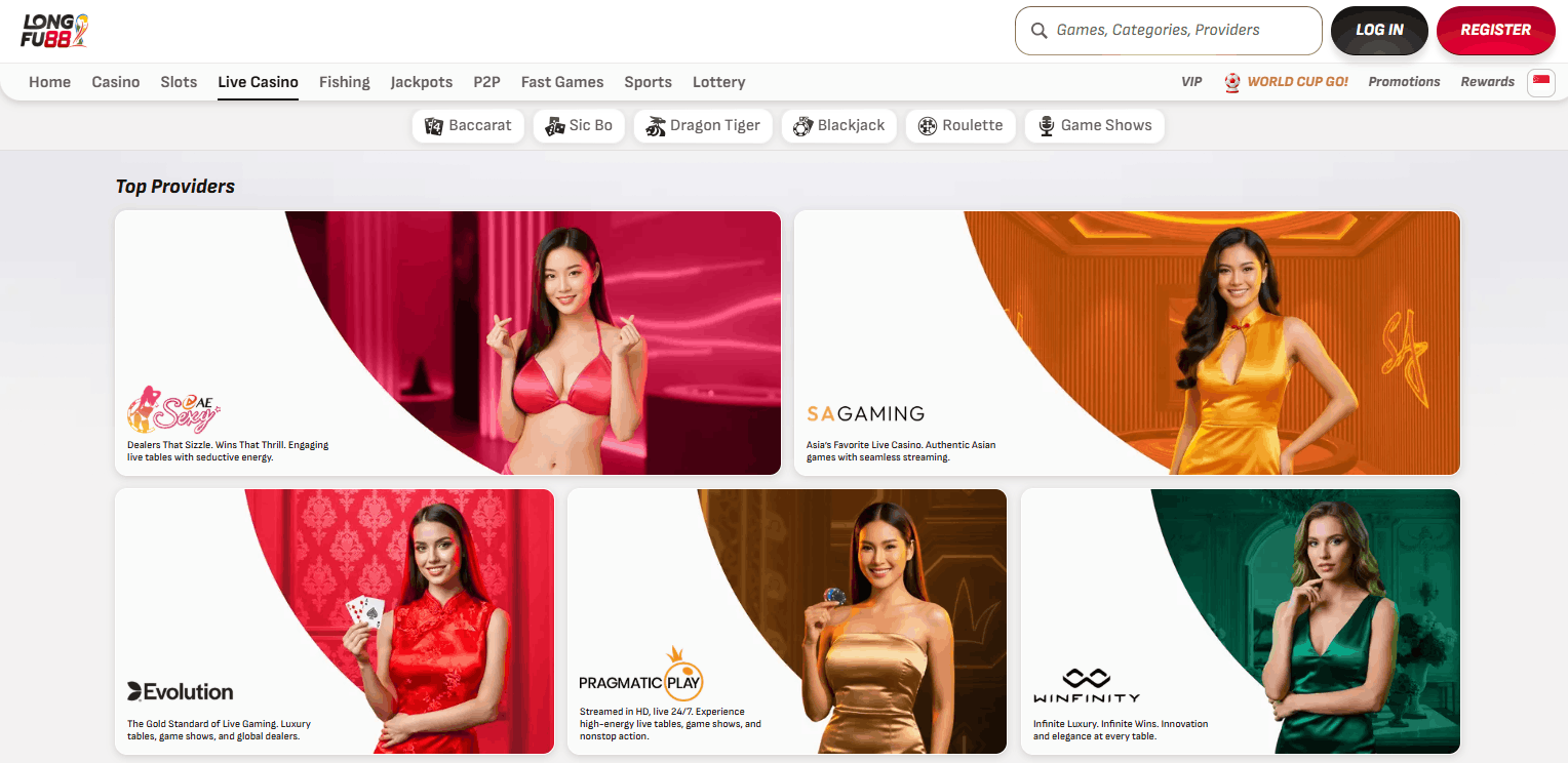 live casino singapore - Longfu88