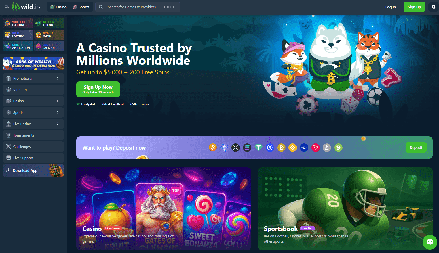 best crypto casino singapore - Wild.io