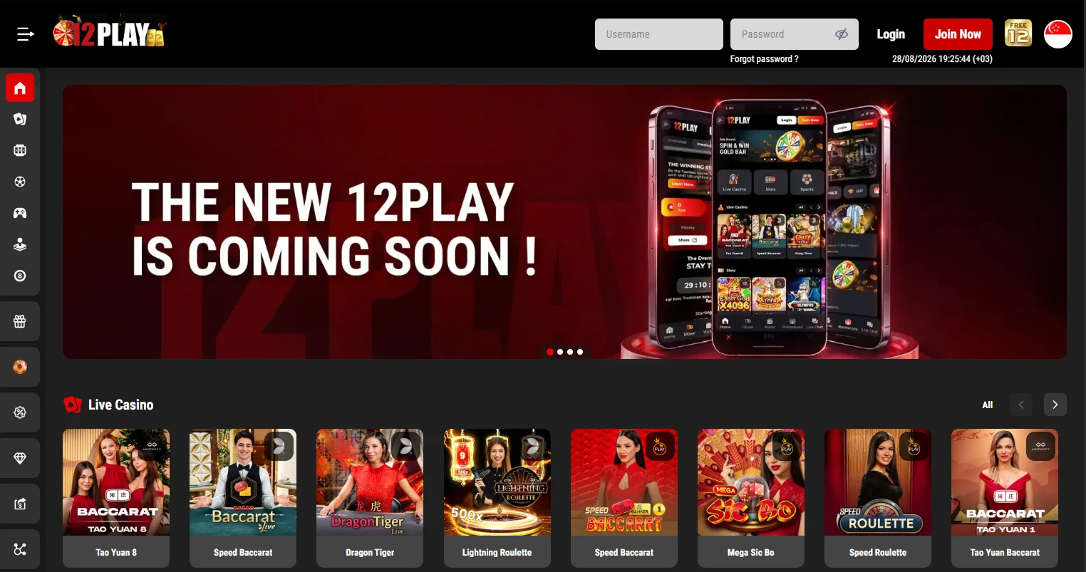 best online casino singapore - 12Play
