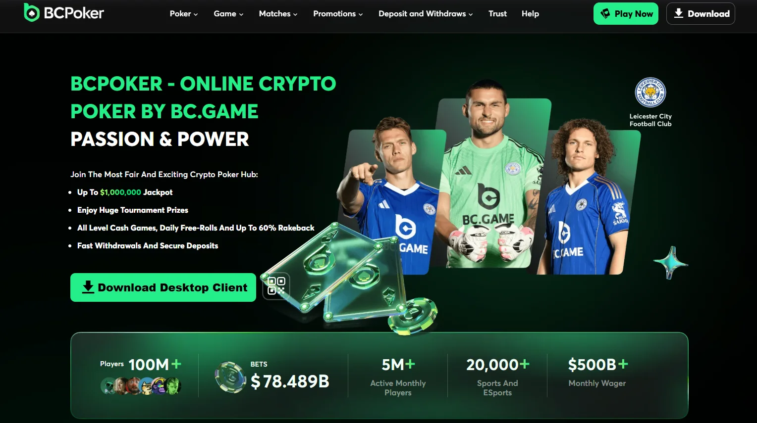 BCPoker — fast-growing coin-only poker room