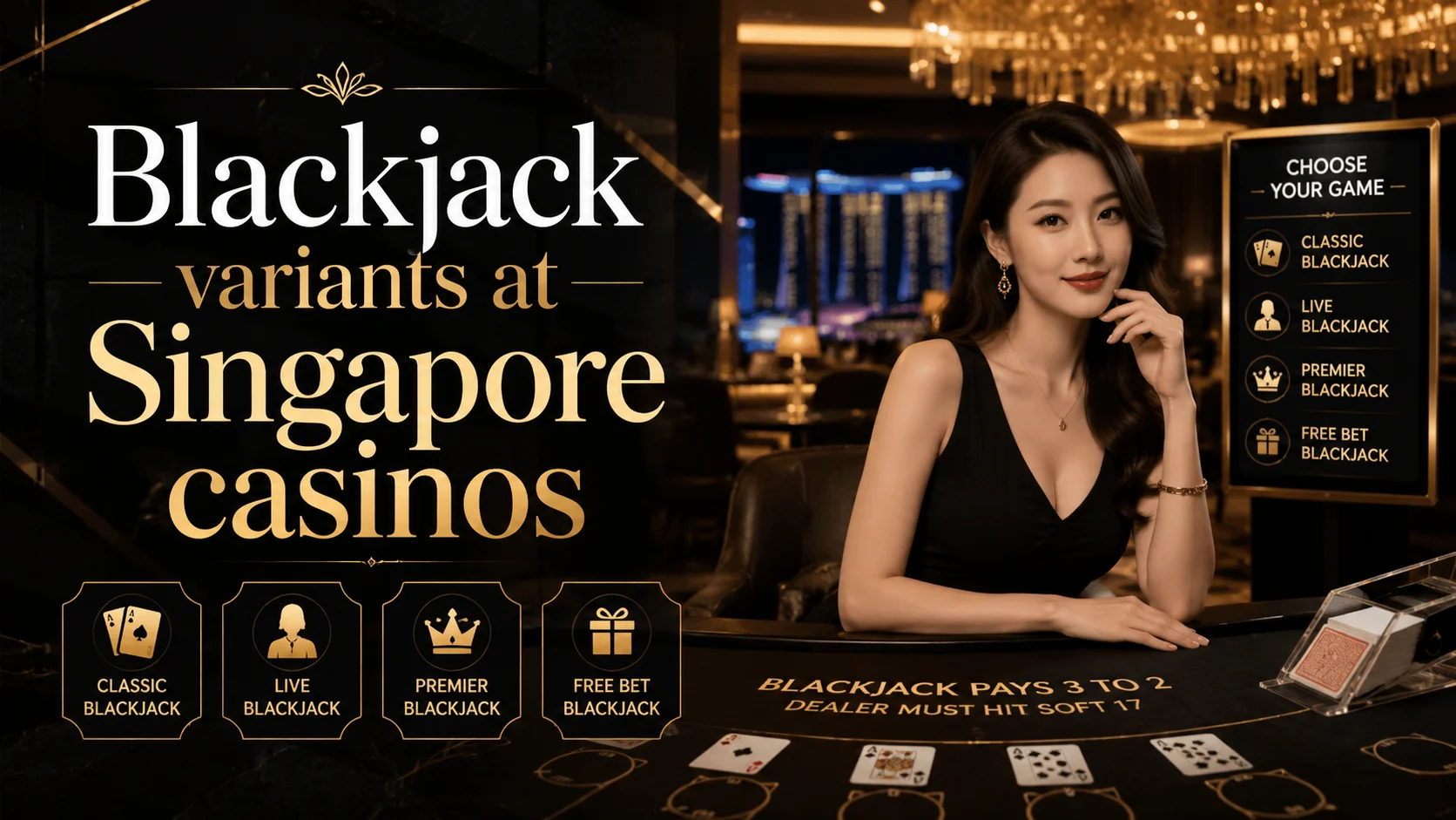 Blackjack variants at Singapore casinos