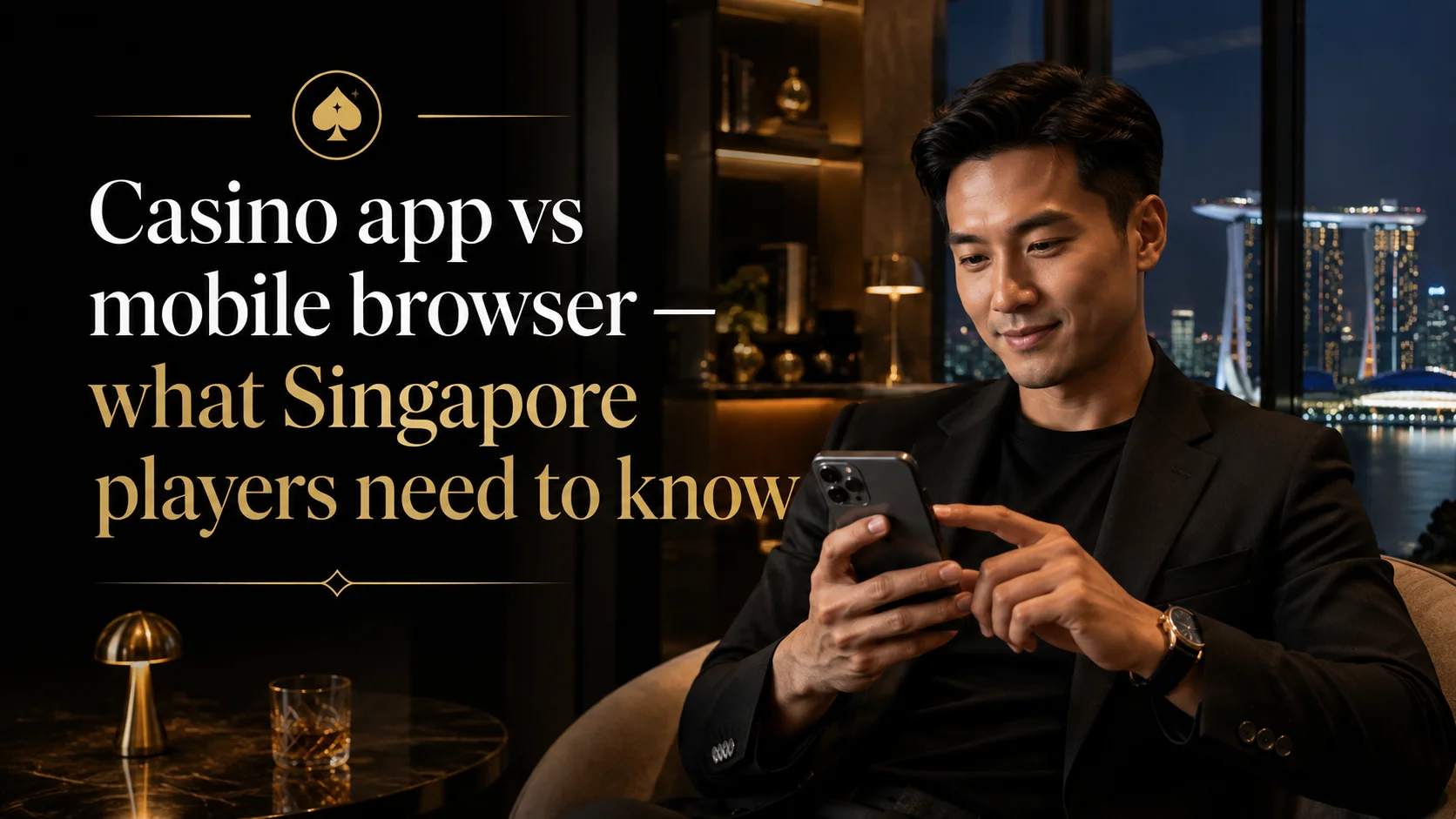 Casino app vs mobile browser — what Singapore players need to know