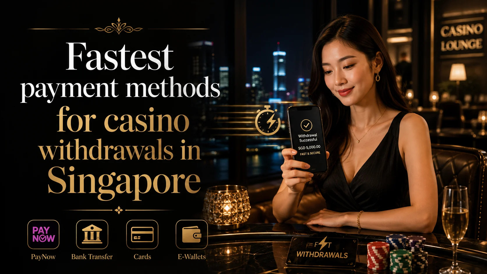 Fastest payment methods for casino withdrawals in Singapore