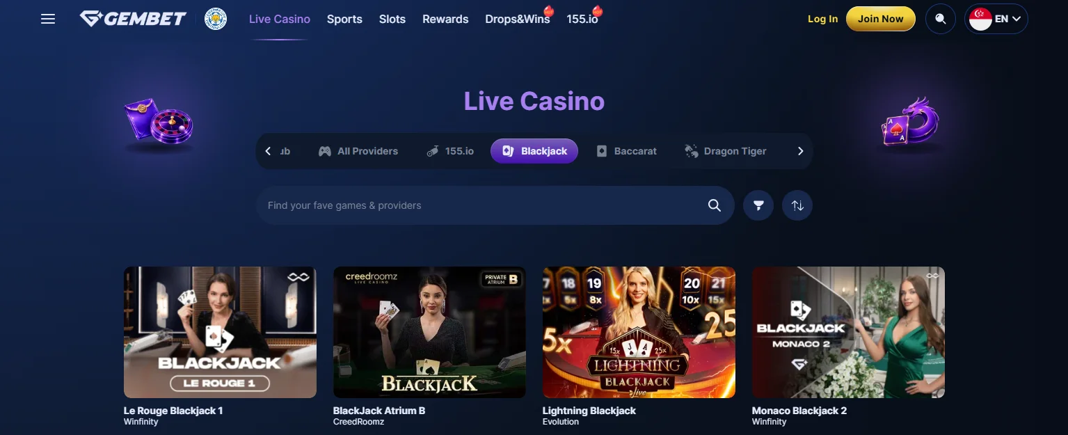 online blackjack singapore - GemBet