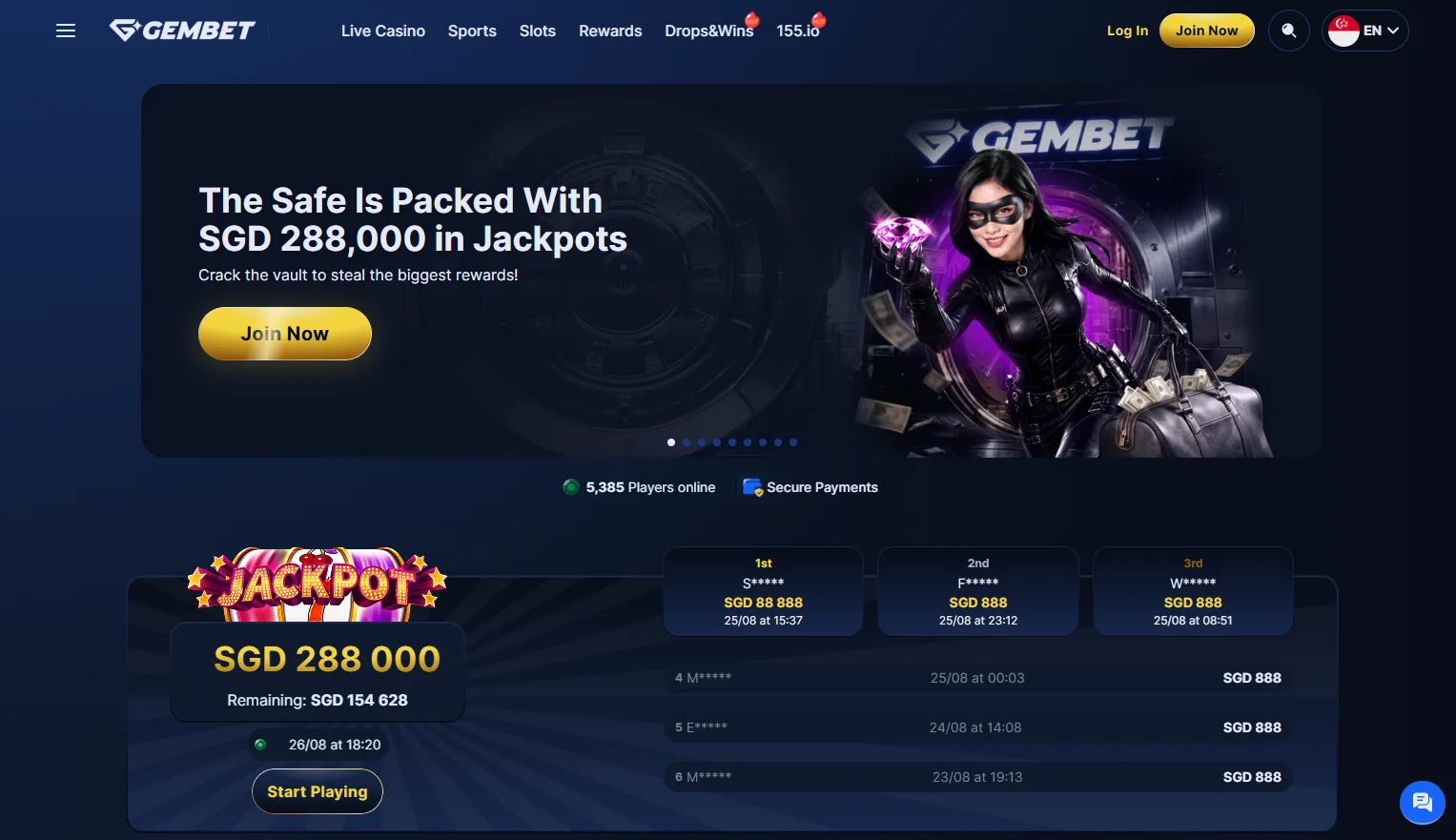 crypto casino singapore - GemBet