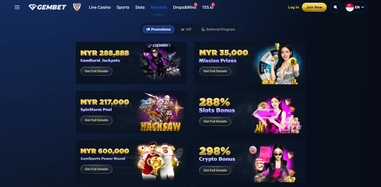 free credit casino singapore - GemBet
