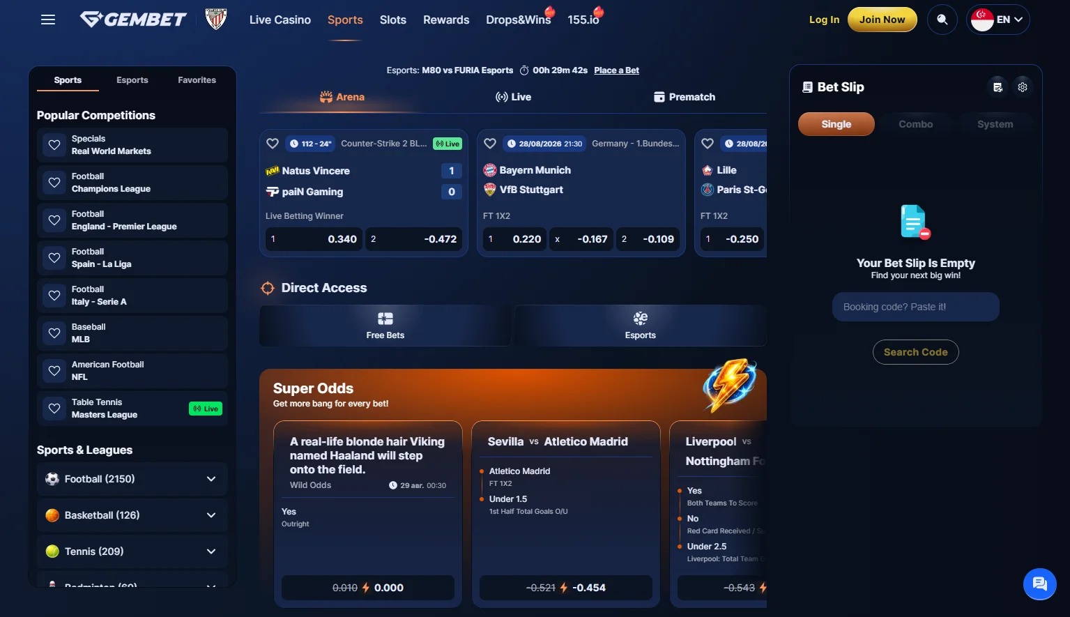 online betting singapore - GemBet