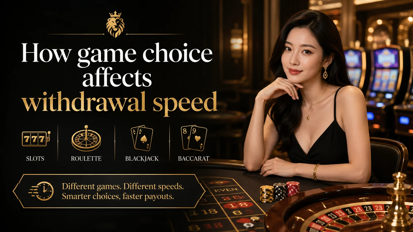 How game choice affects withdrawal speed
