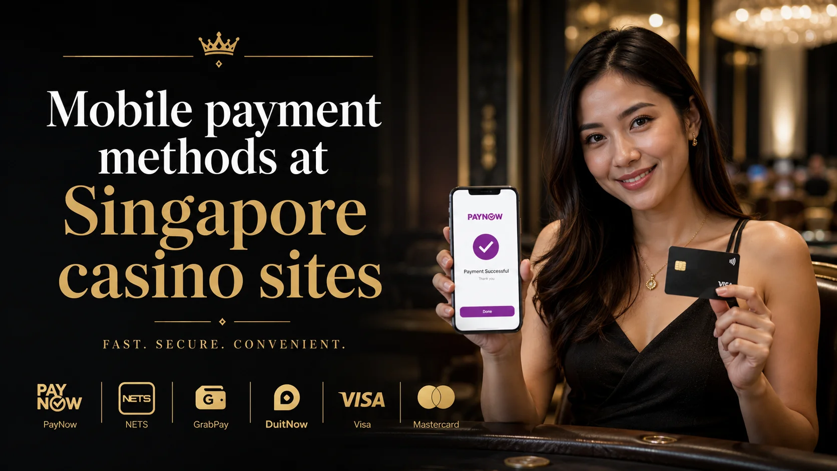 Mobile payment methods at Singapore casino sites