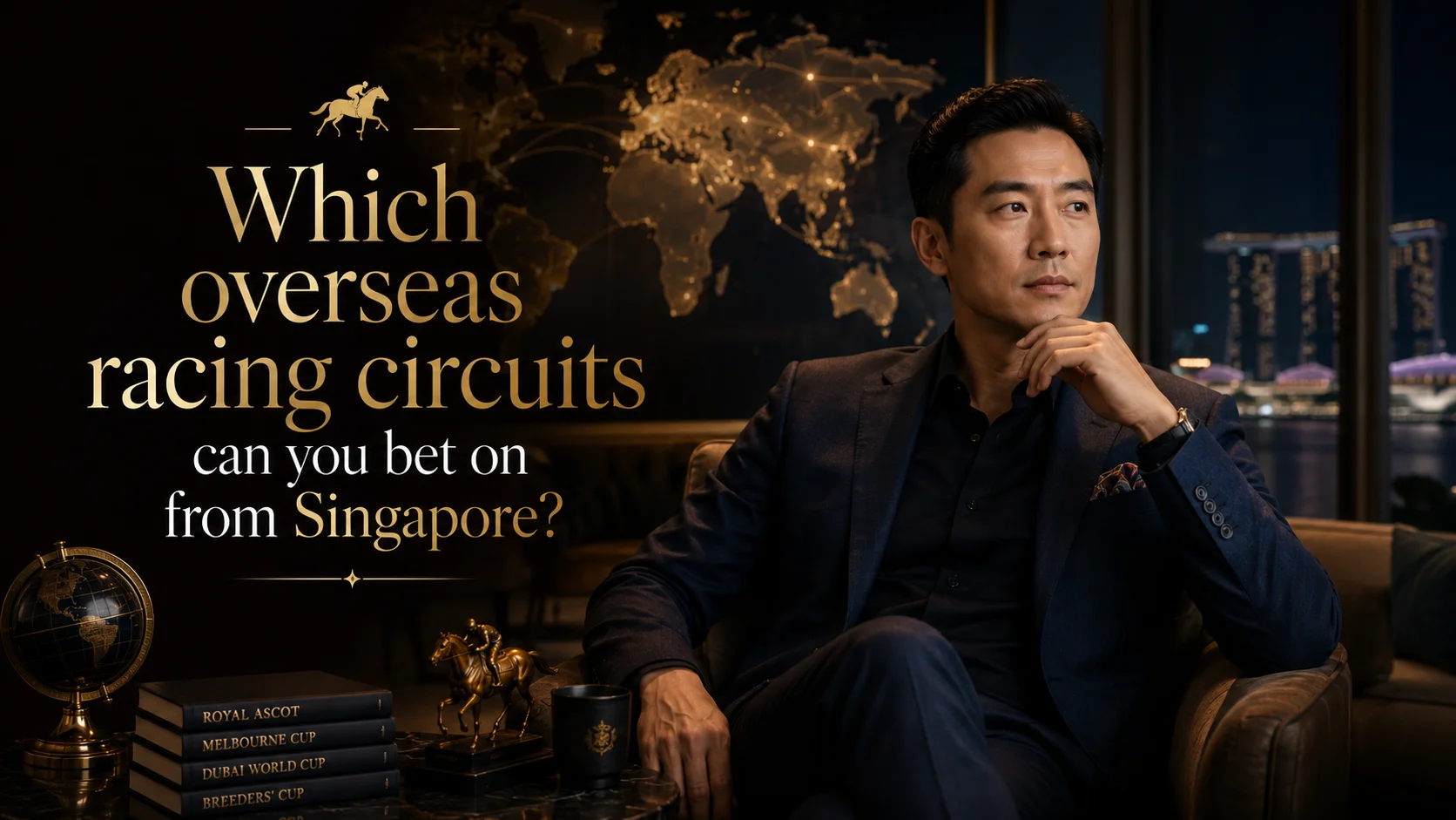 Which overseas racing circuits can you bet on from Singapore?