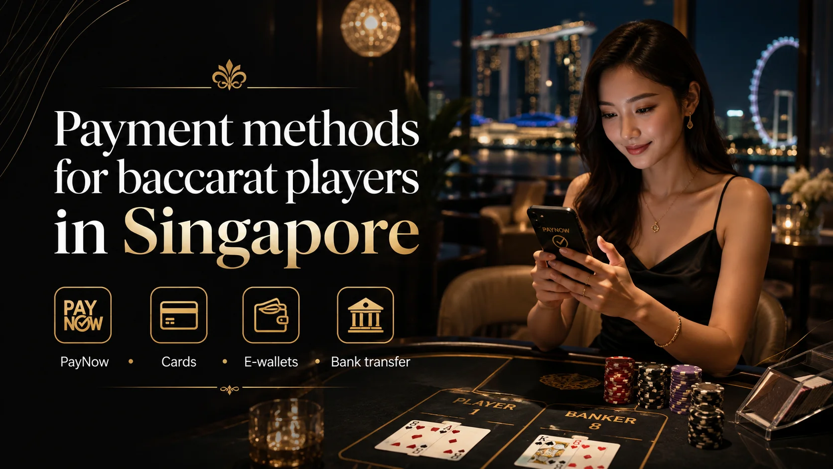 Payment methods for baccarat players in Singapore