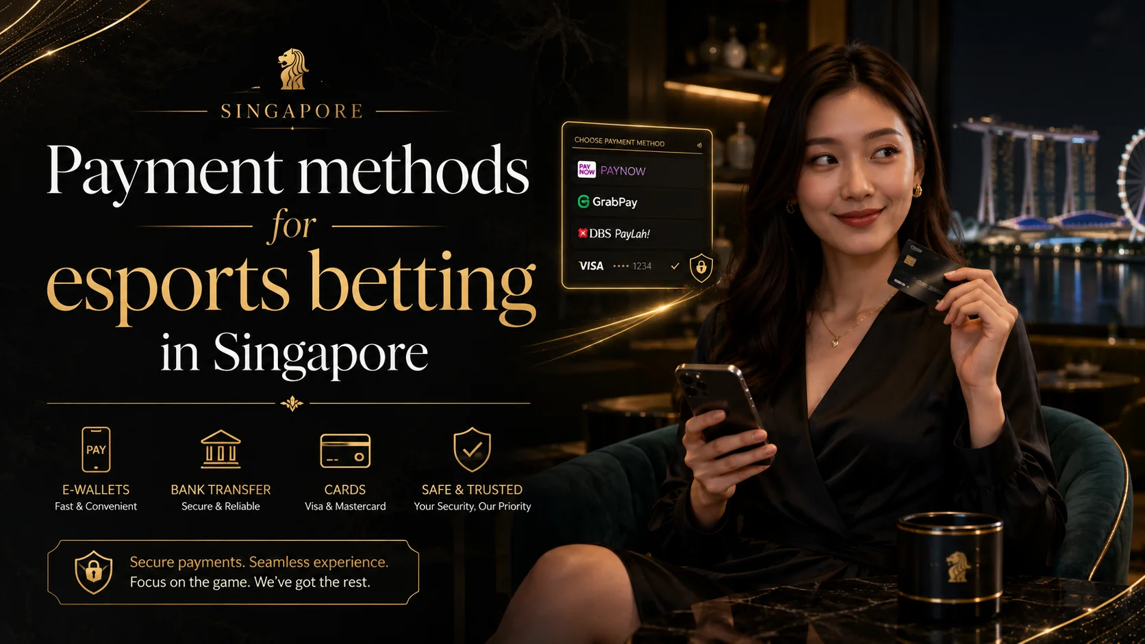 Payment methods for esports betting in Singapore