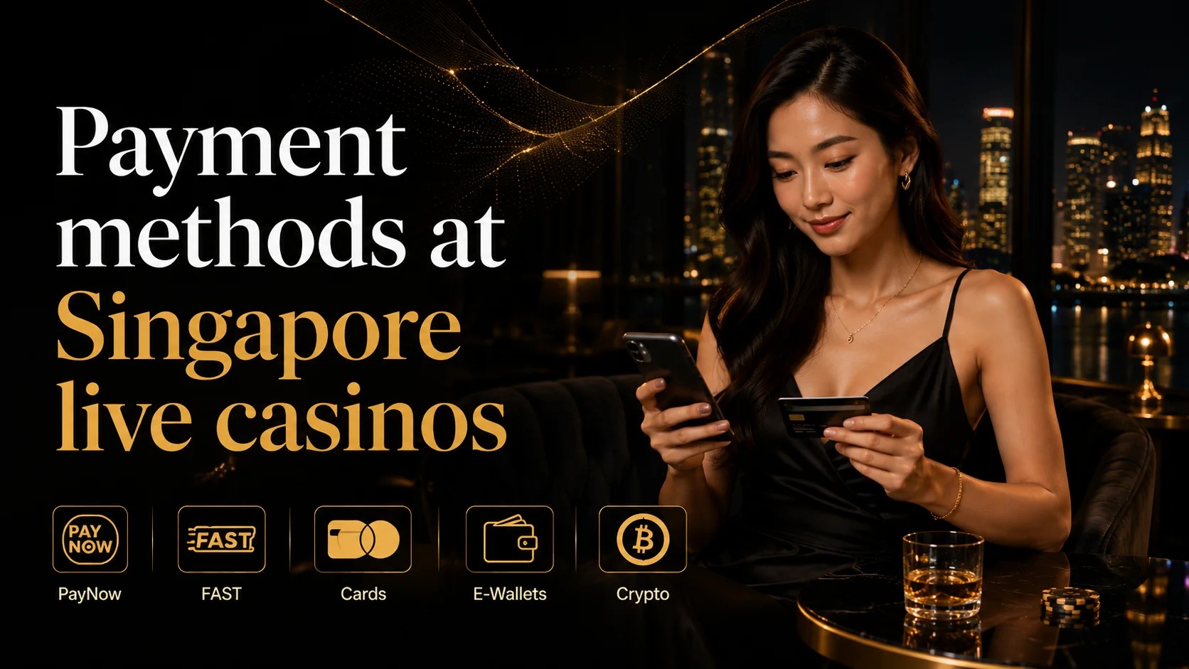 Payment methods at Singapore live casinos