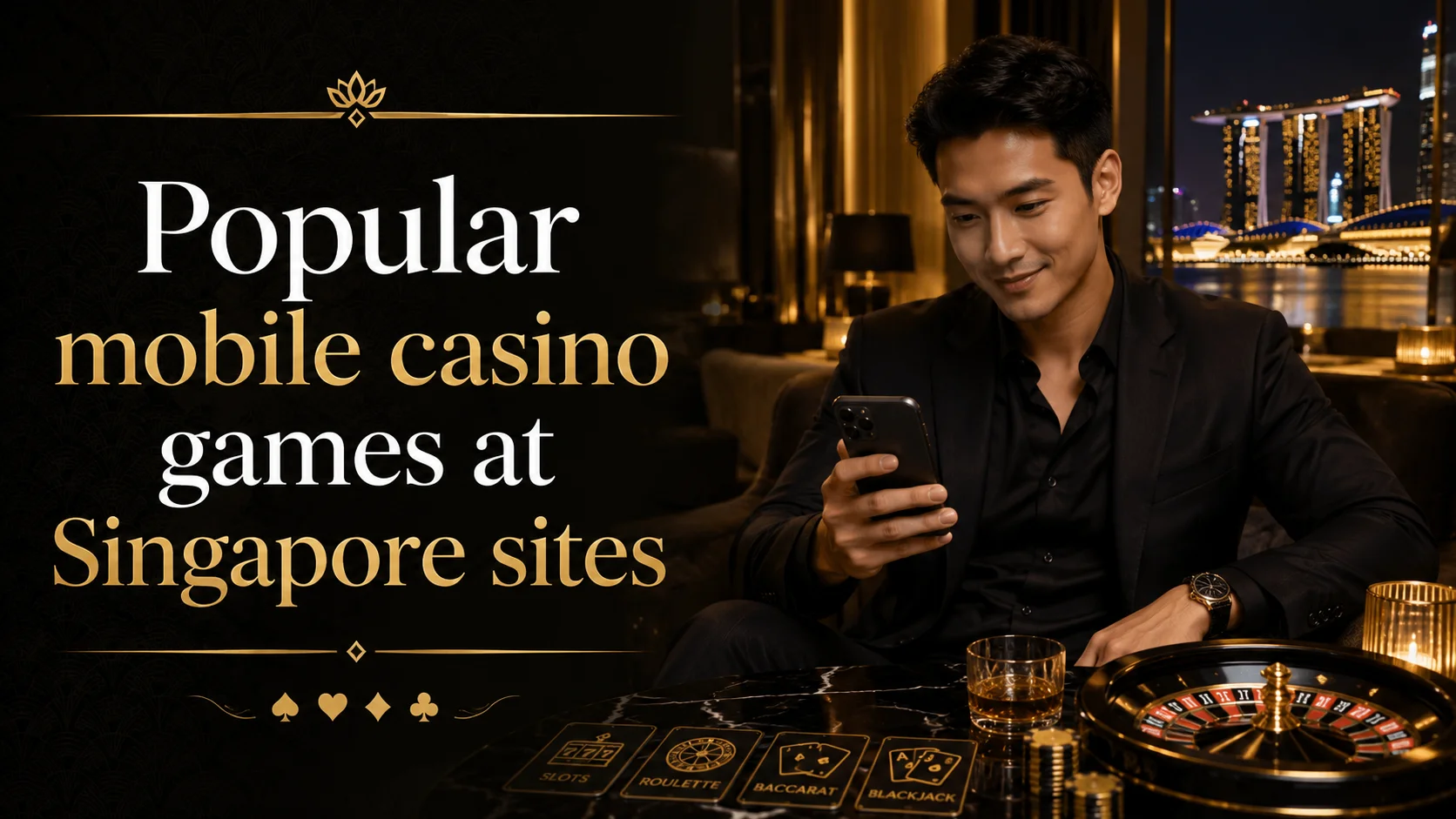 Popular mobile casino games at Singapore sites