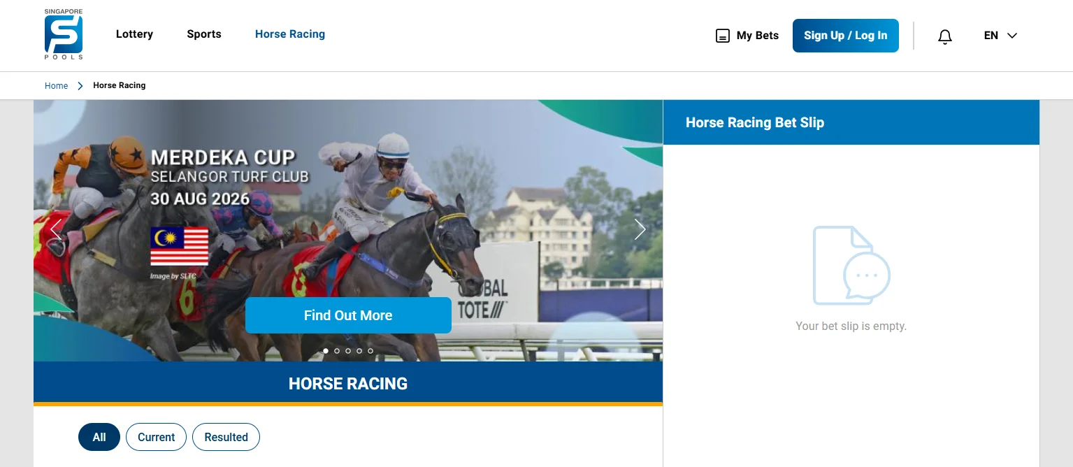 Singapore Pools horse racing — the locally licensed option