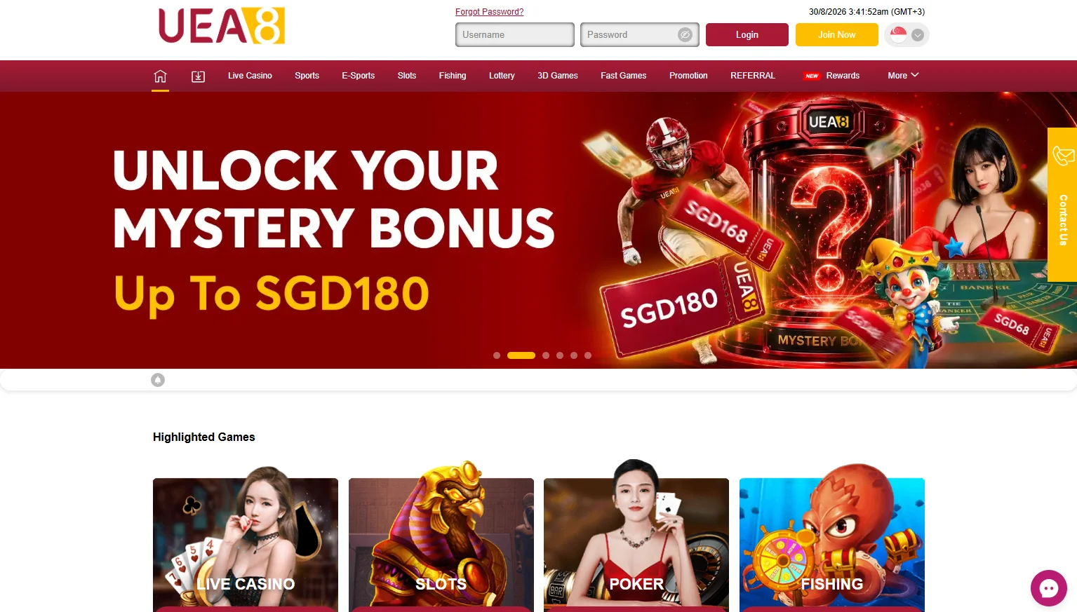 instant withdrawal online casino singapore - UEA8