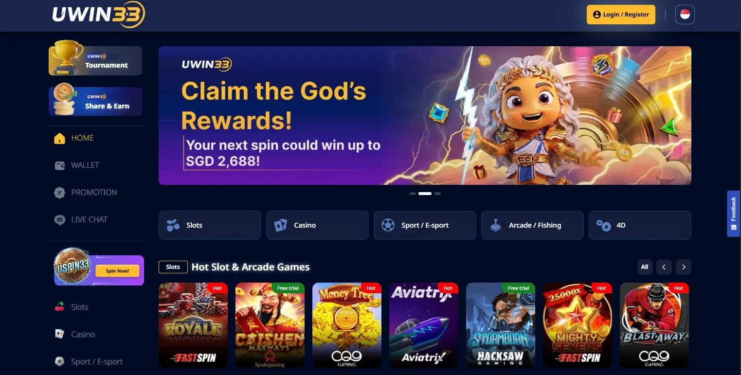 best mobile casino singapore - Uwin33