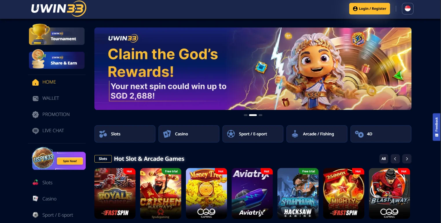 e wallet casino singapore - UWIN33