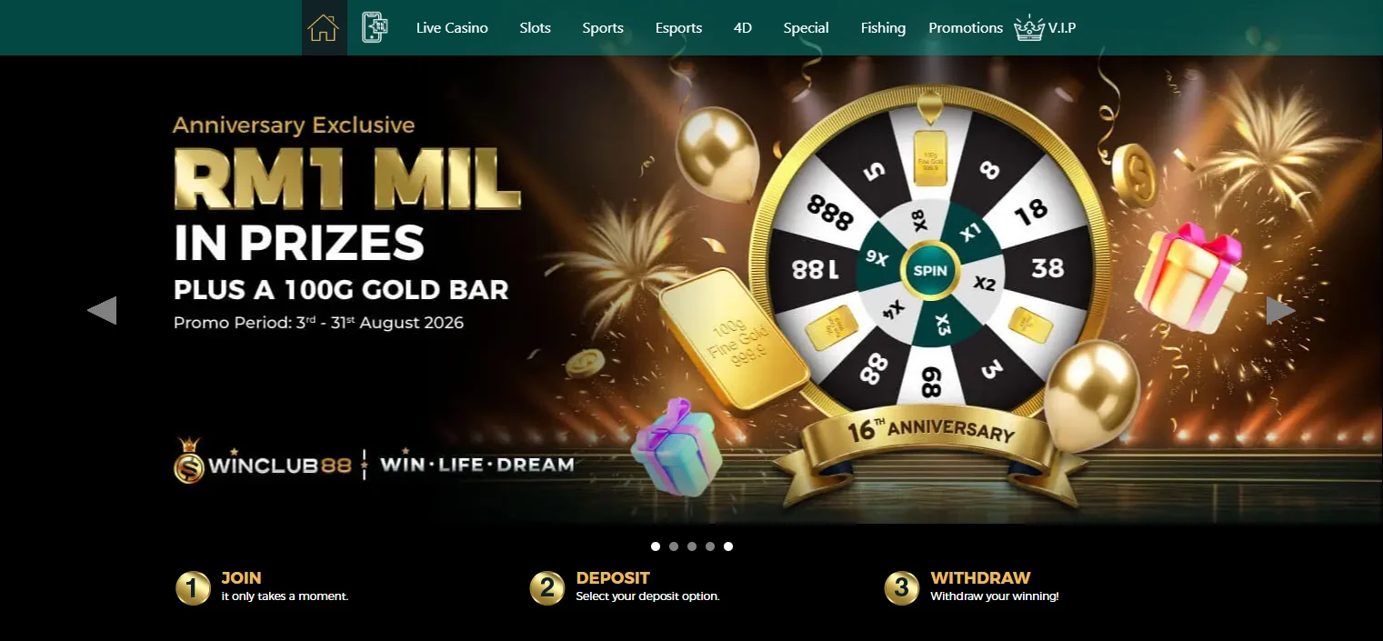 9. WinClub88 — multi-wallet flexibility