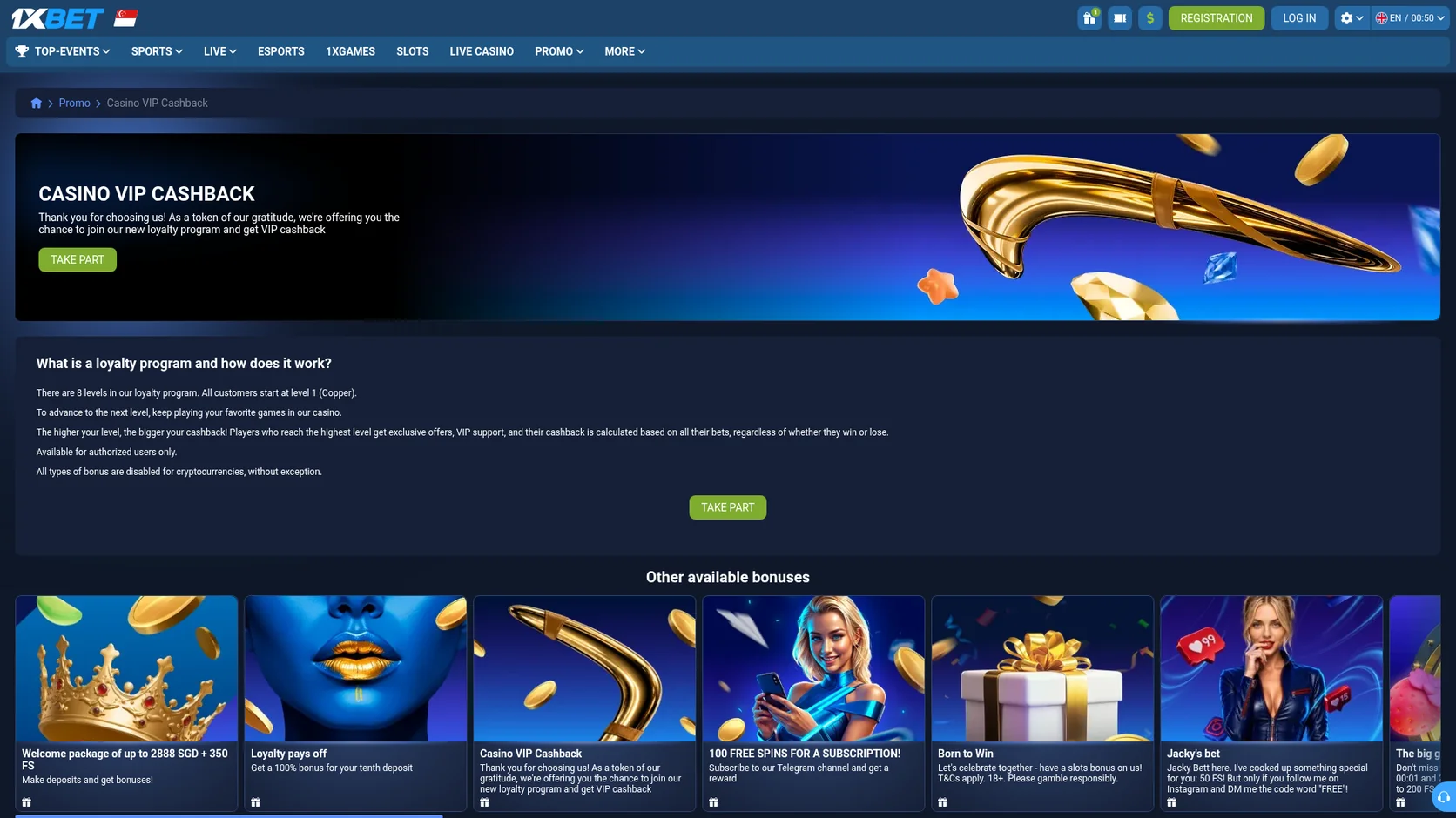 1xBet casino VIP programme 1xBet casino VIP programme