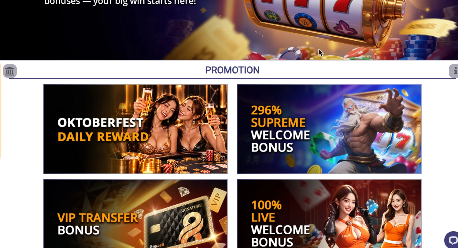 96ACE casino promotions page 96ACE casino promotions page