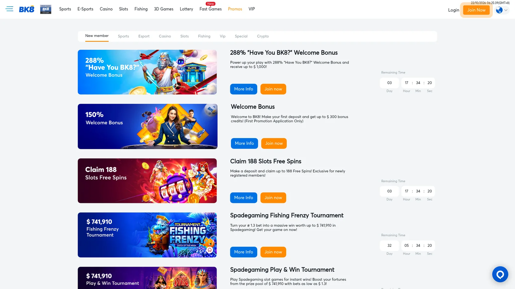 BK8 casino promotions page BK8 casino promotions page