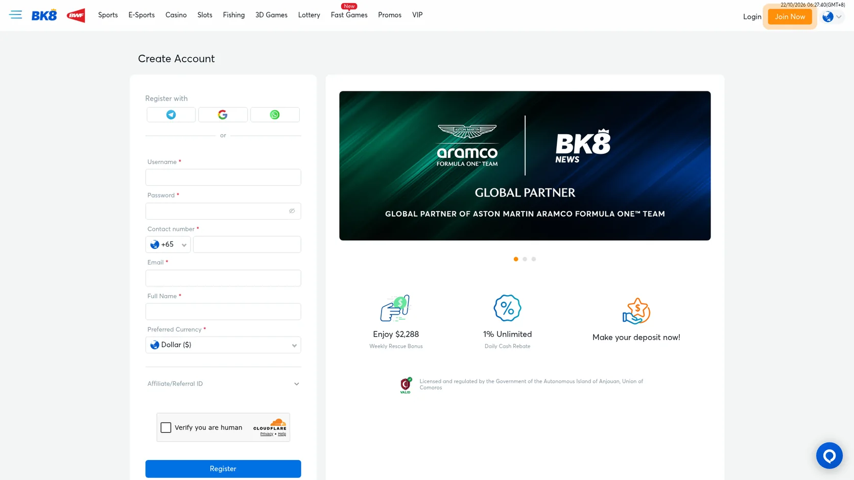 BK8 casino registration form BK8 casino registration form