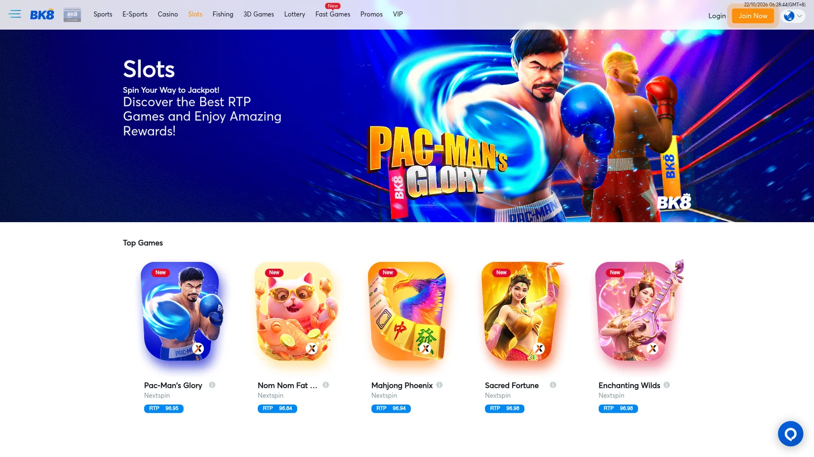 BK8 casino slots lobby BK8 casino slots lobby