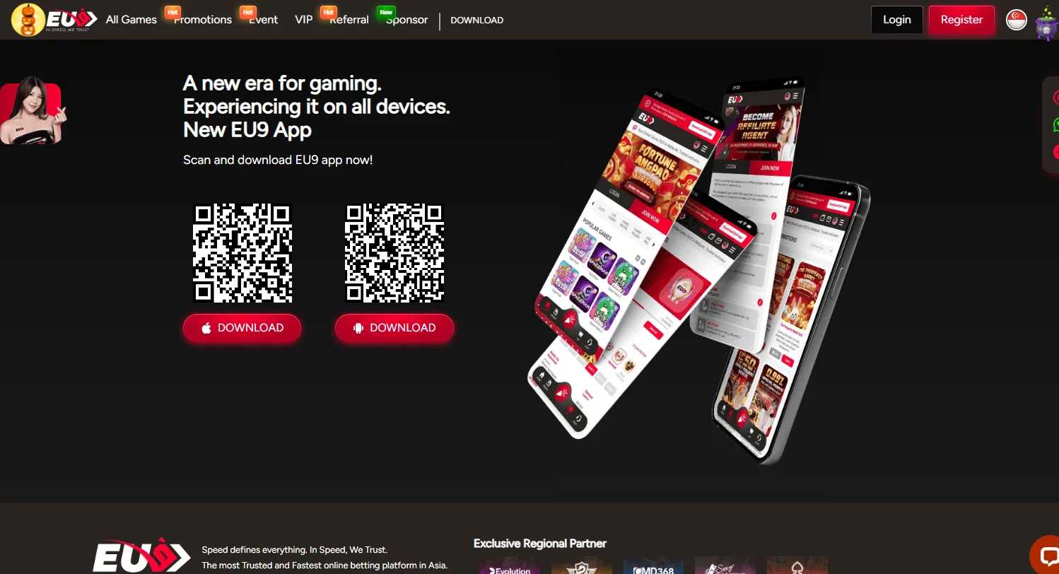 EU9 casino mobile app