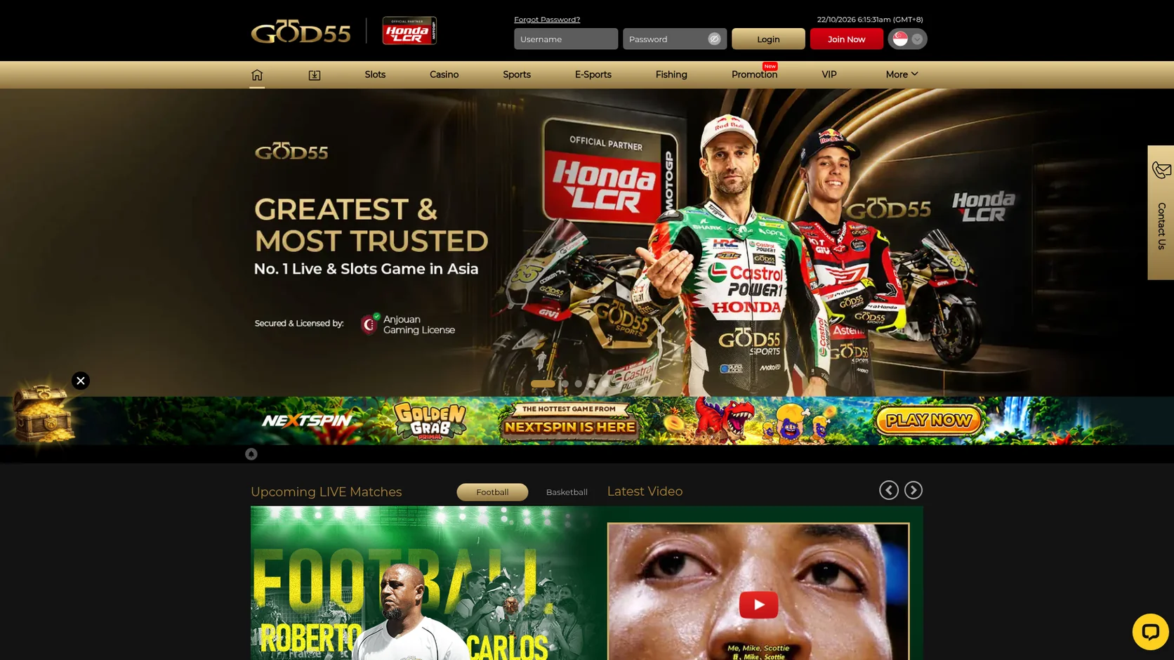 God55 casino homepage God55 casino homepage