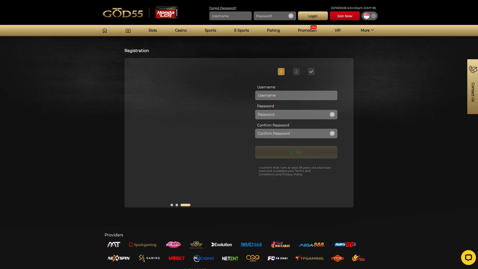 God55 casino registration form God55 casino registration form