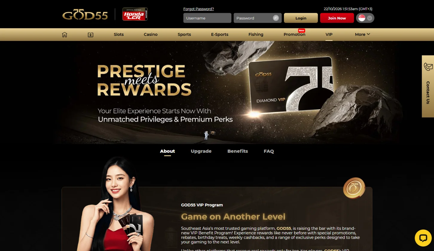 God55 casino VIP programme God55 casino VIP programme