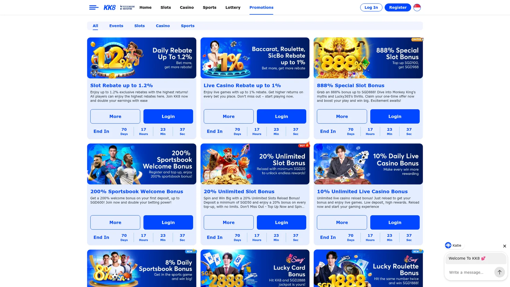 KK8 casino promotions page KK8 casino promotions page