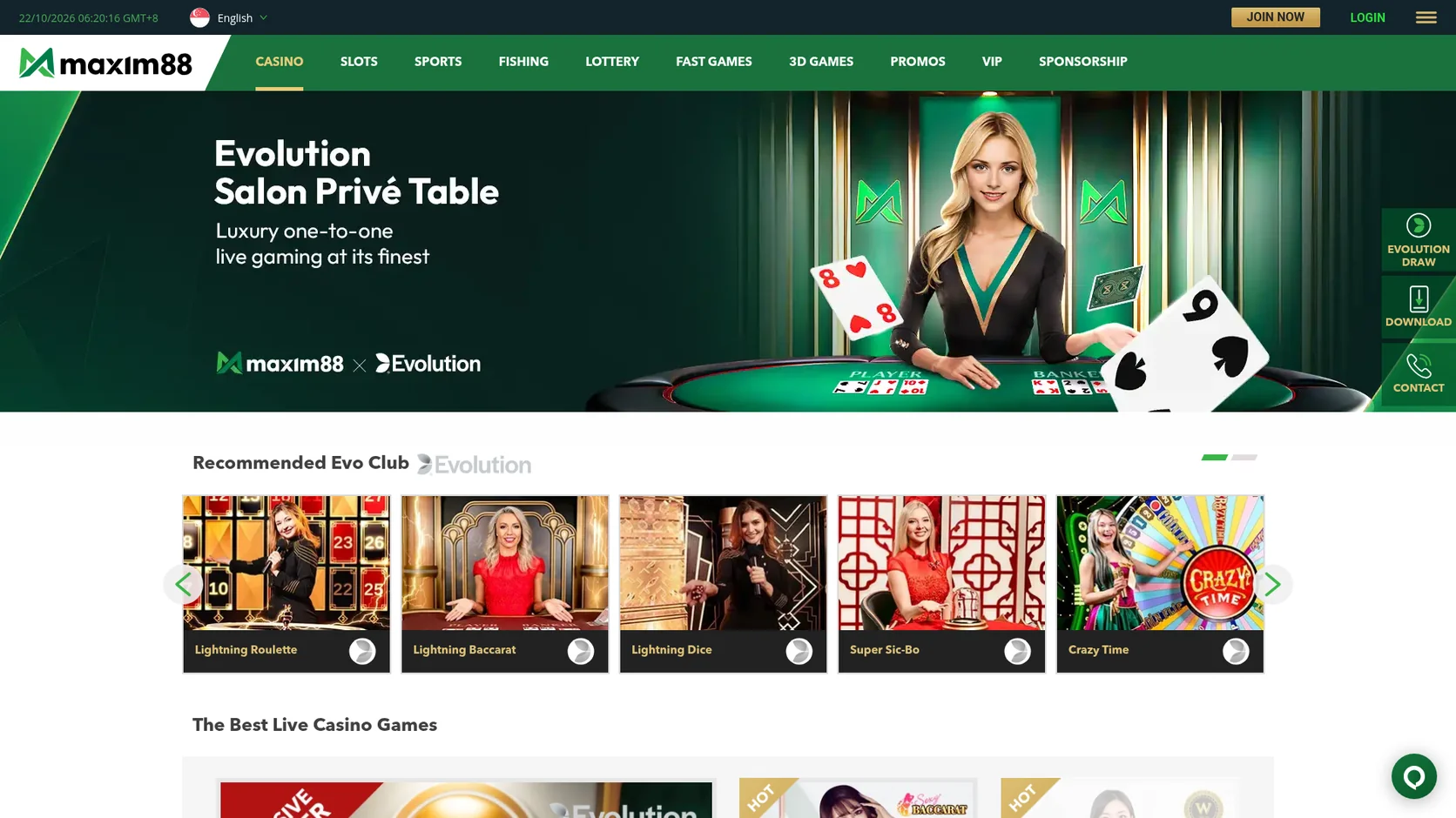 Maxim88 casino live casino lobby Maxim88 casino live casino lobby
