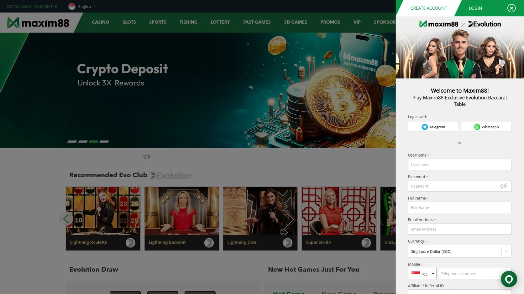 Maxim88 casino registration form Maxim88 casino registration form