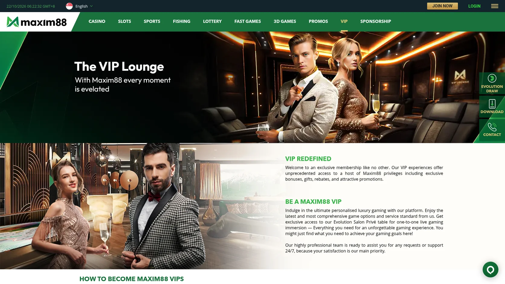 Maxim88 casino VIP programme Maxim88 casino VIP programme