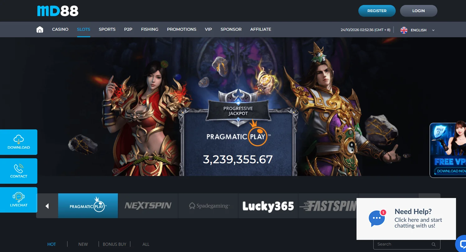 MD88 casino slots lobby MD88 casino slots lobby