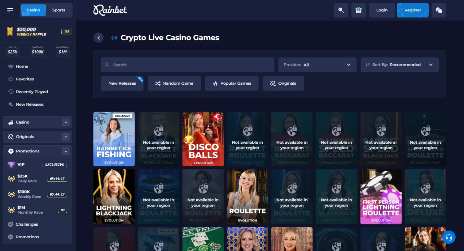 Rainbet casino live casino lobby Rainbet casino live casino lobby