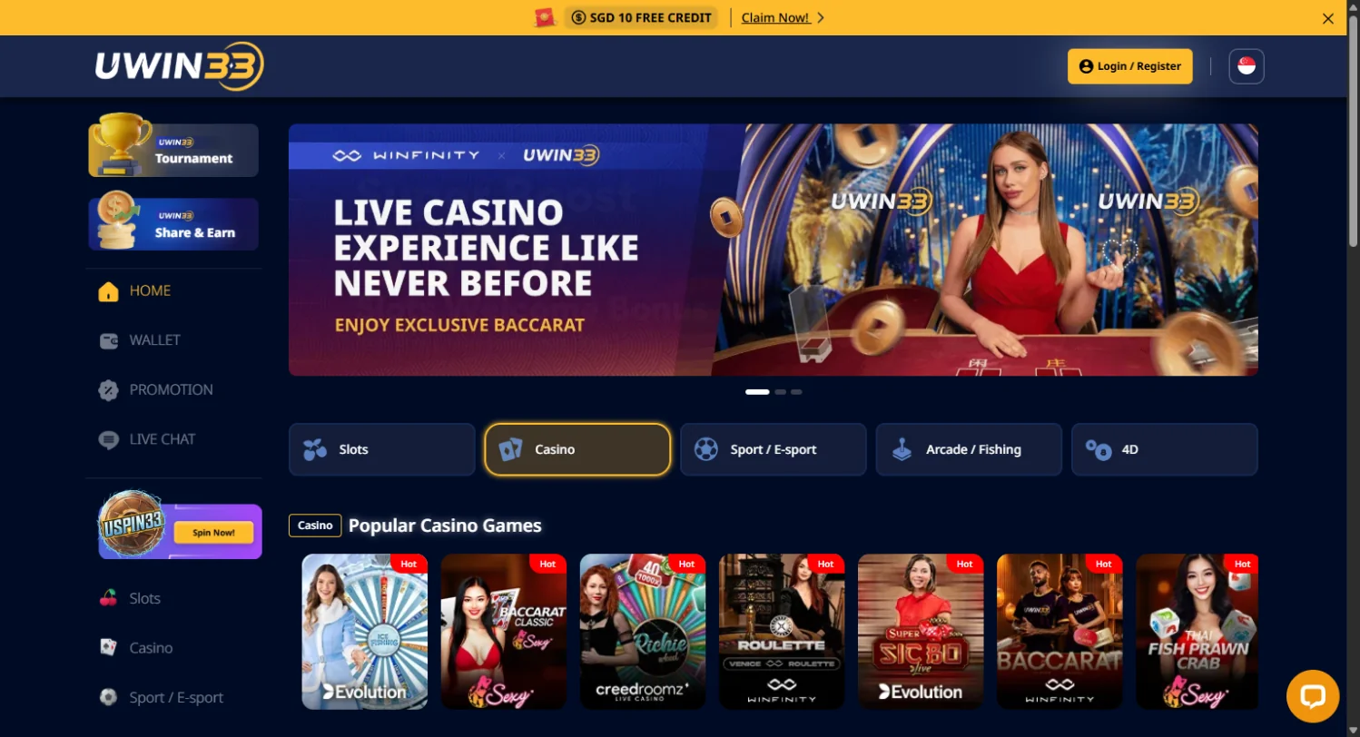 Uwin33 casino live casino lobby Uwin33 casino live casino lobby