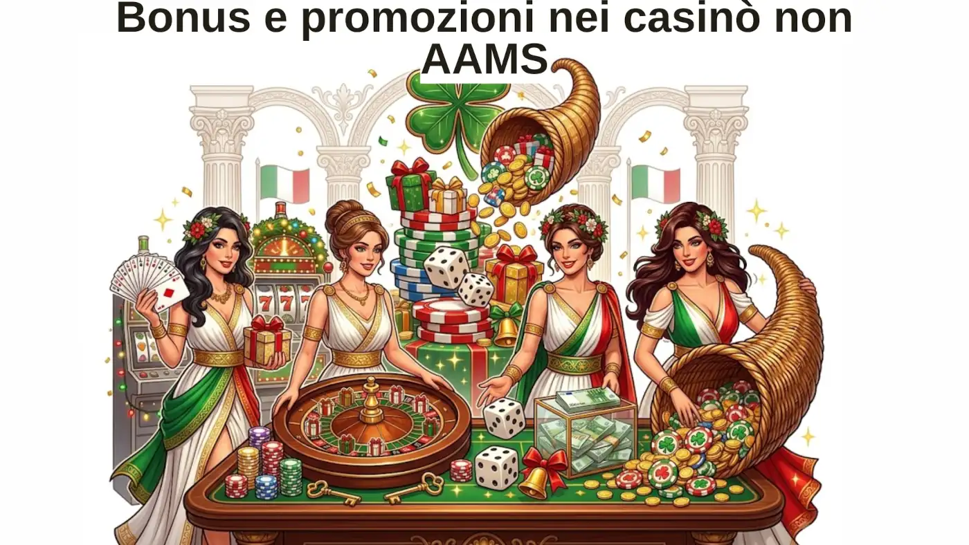 Bonus e promozioni nei casinò non AAMS