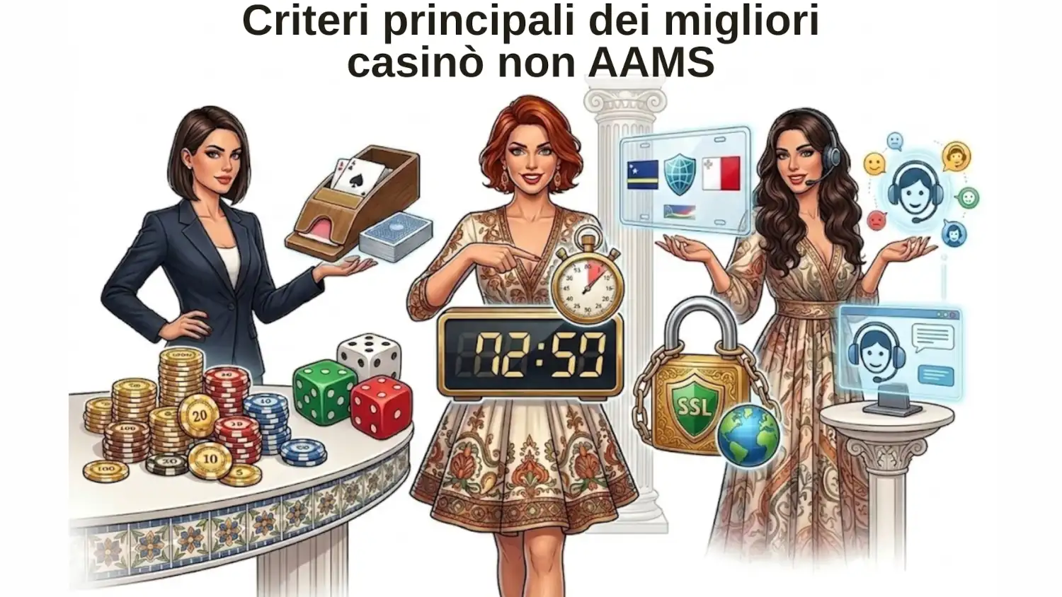Criteri principali dei migliori casinò non AAMS