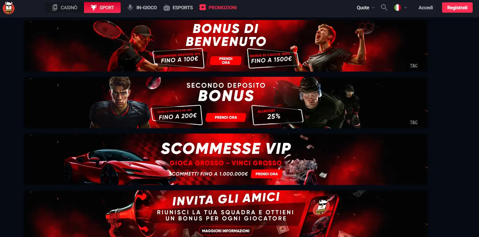 siti di scommesse senza documenti - LamaBet 