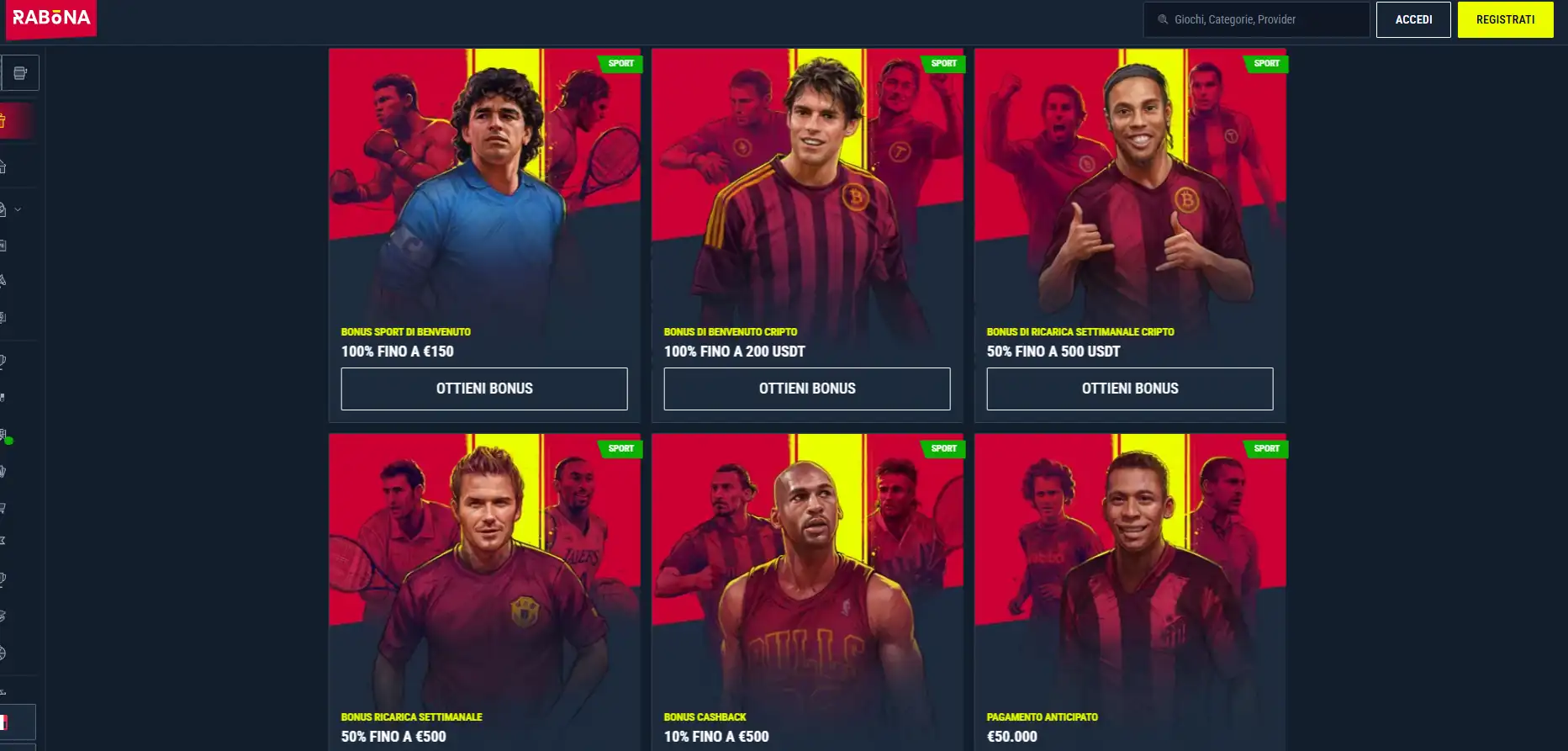 siti scommesse stranieri legali - Rabona 