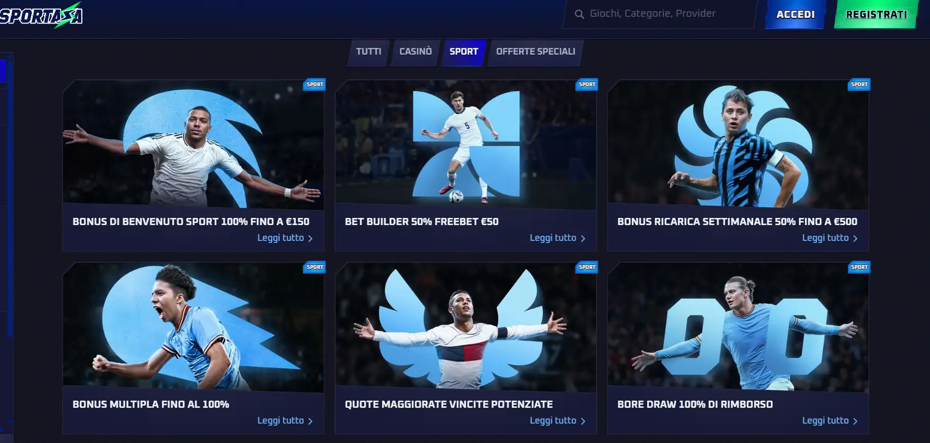 Siti scommesse senza limiti - Sportaza