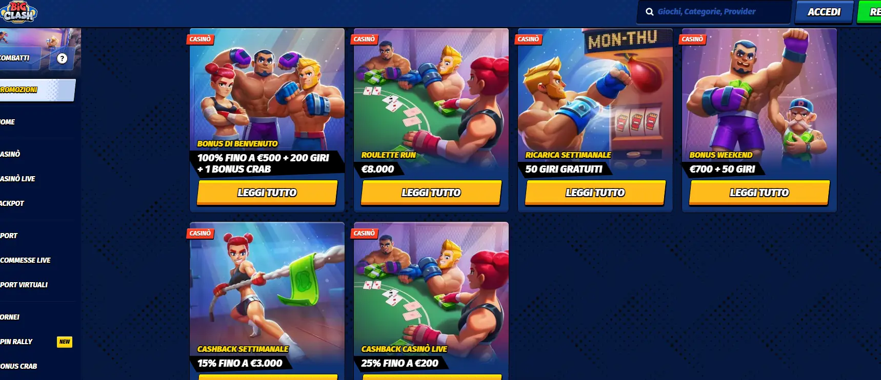 migliori casinò online stranieri - Big Clash 