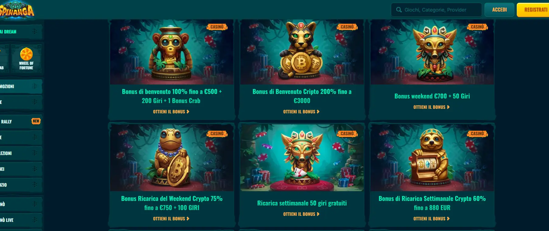 casino esteri affidabili - Spinanga