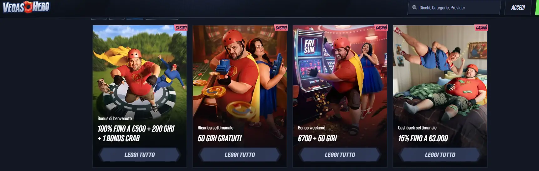 casino esteri - VegasHero 