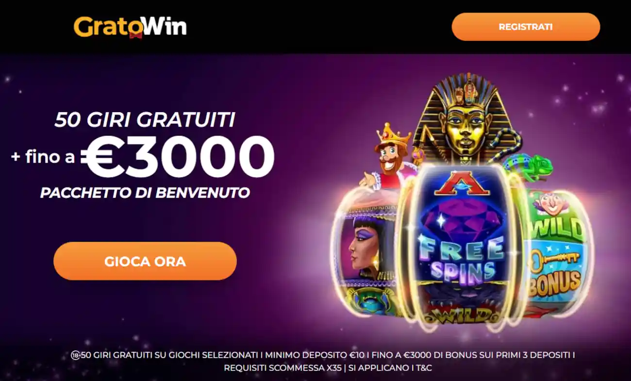 Gratowin sito di bingo non AAMS