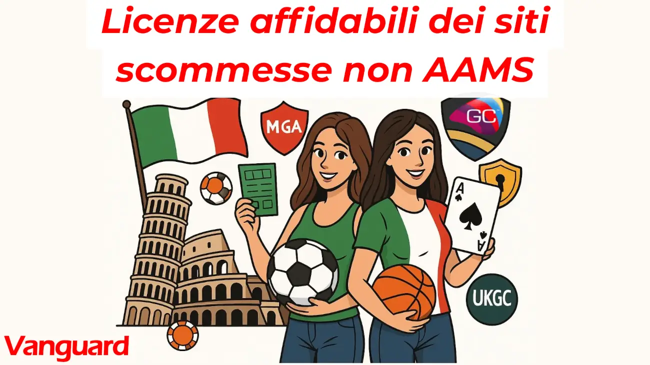 Licenze affidabili dei siti scommesse non AAMS